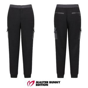 [마스터바니에디션] (411E4PF581) 남성 엠보 하운드투스 밴딩 조거 팬츠