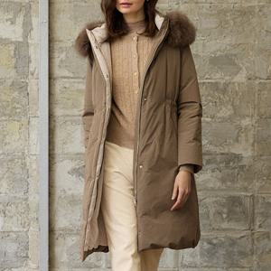 [요하넥스]폭스후드트리밍 구스다운 GJ5D1R03