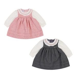 [압소바] [백일 돌 조카선물] (아기외출복) 콜마르 원피스 2종택1 (A2725102)