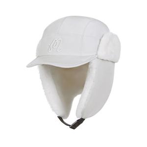 [말본골프]말본골프 M 로고 패딩 트루퍼 캡 IVORY M5443PCP14IVY