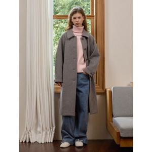 올리브데올리브 (OE5WHB06) 캐시혼방 싱글 롱코트