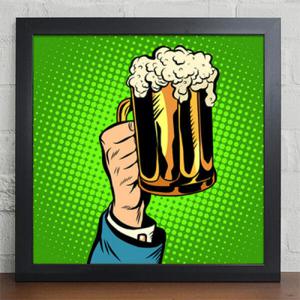 아트박스/꾸밈 cv315-맥주가좋아_팝아트_인테리어액자
