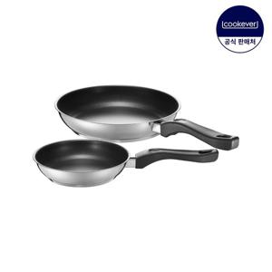 쿡에버 슈퍼슬라이드 인덕션 코팅 프라이팬 2종 세트 (팬20+26)