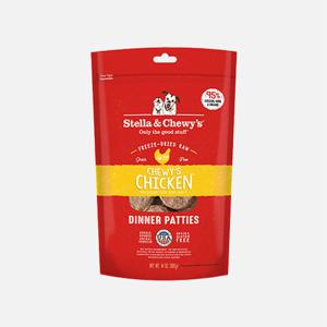 스텔라앤츄이스 츄이스 치킨 디너패티 156g 강아지 에어드라이 강아지 사료