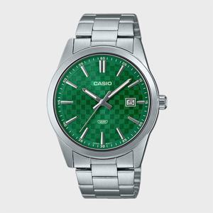 CASIO 카시오 MTP-VD03D-3A1 아날로그 메탈 남성시계 그린