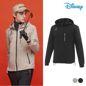 [디즈니골프] 남성 모자 탈부착 스트링 바람막이 점퍼 DN3MJB003