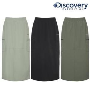 디스커버리 (DWTP47051) 2025 S S 여성 우븐 트레이닝 스커트