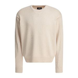 스투시 울 코튼 블렌드 크루넥 스웨터 117263 1002 NATURAL