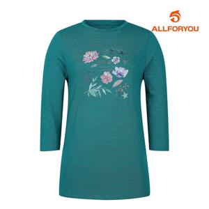 [올포유][올포유] 여성 원포인트 7부 티셔츠 ALTRM3121-904