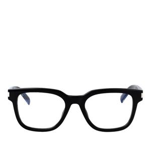 생로랑 블랙 크리스탈 투명 아세테이트 안경테 SL711OPT 001