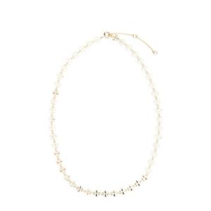 토리버치 골드톤 크로스 쉐이프 링크 목걸이 171085 720