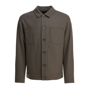 빈스 버튼 프론트 캐주얼 재킷 M10434054A 070SMK