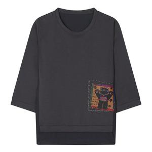 [베스띠벨리]아트웍레이어드스트링티셔츠 BJIBH2812GY_DG