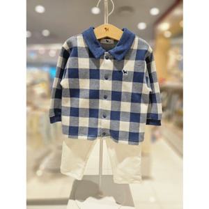 블루독베이비[hu]25.FW가을겨울 NY)빅체크큐트상하세트 45A13-610-01 상하복 가디건상하복 외출복