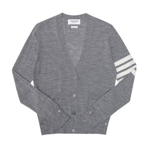 톰브라운 FKC334A Y1014 055 4-바 스트라이프 브이넥 여성 가디건