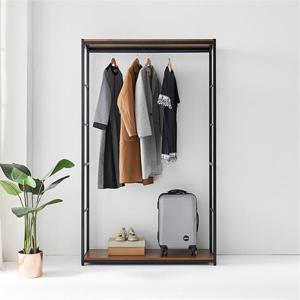 우아미가구 앤슬 시스템 드레스룸 긴 행거 1200