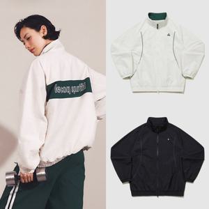 르꼬끄 [나나 착용] 유니 등판 블럭 루즈핏 메쉬 자켓 QQ323LJK91