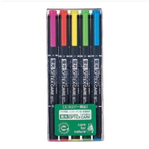 제브라 OPTEX형광펜 5색 양쪽사용