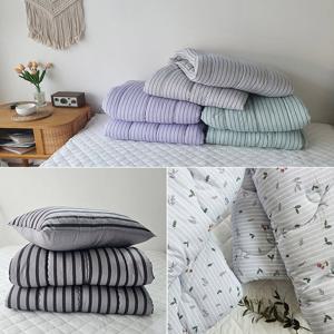 룸마이룸 포근한 사계절 차렵이불 SS 8종 / 플라워 스트라이프