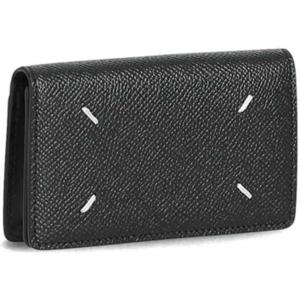 마르지엘라 SA3VX0005 P4745 T8013 스티치 폴드 카드 지갑 블랙