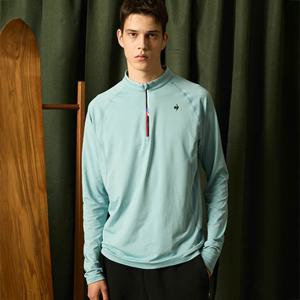 [르꼬끄공식] 유니 약기모 하프집 긴팔티 QQ413ERLO2