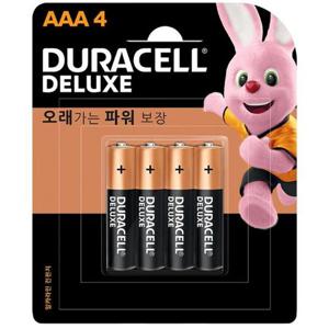 듀라셀 디럭스 알카라인 건전지AAA(4입)