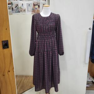 [무자크]체크스모킹 롱원피스(MP7WOP01)