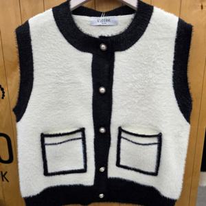 [레코브]배색니트베스트 LC61EYKV601X