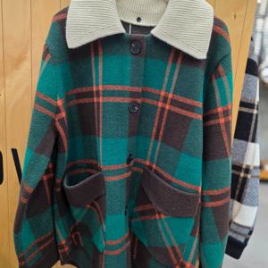 [레코브]체크니트카라자켓 SB61EYJK601X