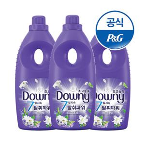 다우니 탈취파워 섬유유연제 화이트티와 릴리 1Lx3