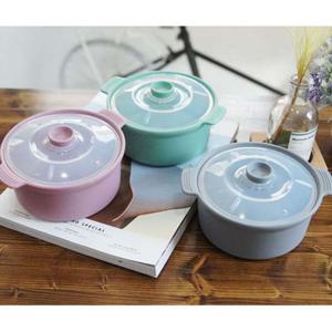 찜기냄비 파스텔 실리콘 소 800ml 1P 전자레인지 용기