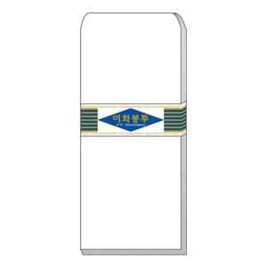 이화 규격봉투 무지/백봉투 80g 편지봉투/100x205mm 박스(50개입)
