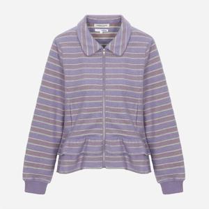 [써스데이아일랜드]스트라이프 프릴 셔츠형 집업 T258MST931W