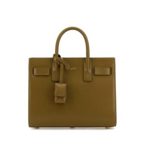 생로랑 여성 카키 De 가죽 토트백 39203502G9W 3591