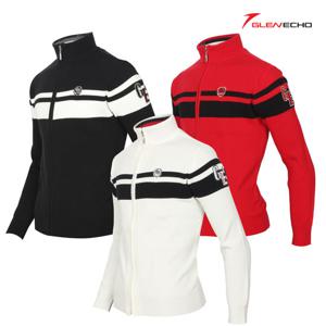 그렌에코 ges26301 남성 잔줄지 앞배색 니트 가디건 점퍼/안감X/봄가을간절기