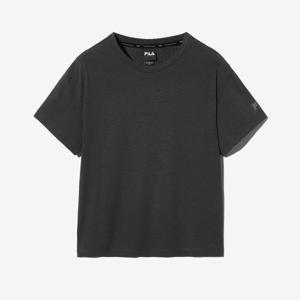 [FILA] 쿨링 PCM 프린트 크롭 반팔티 (FS2RSH2255F_DGY)