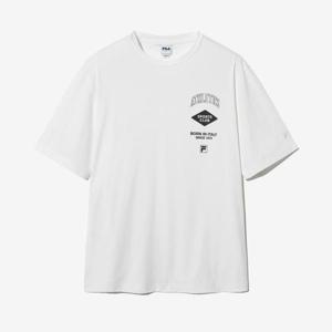 [FILA] 냉감 3단 로고 반팔티 (FS2RSH2107X_OWH)