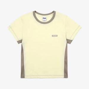 [휠라(프리미엄)]수피마 사이드배색 반팔티 FS2RSG2171FLEN