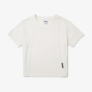 [휠라(프리미엄)]골지 세미크롭 반팔티 FS2RSG2254FIVY