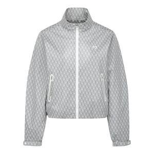 [마스터바니] 여성 큐브 심볼 패턴 하이넥 집업 점퍼 421F1JP207GY