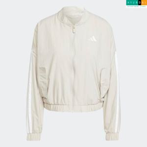 아디다스 현대백화점 [Women] 에센셜 3-스트라이프 우븐 봄버 재킷 JE1317 인기트랙탑 [현대백화점 쇼핑백 증정]