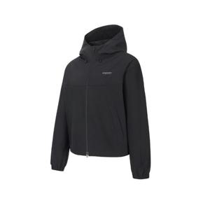 디스커버리 디스커버리 26SS 여성 스트레치 우븐 트레이닝 크롭 후드 자켓 DWTR43061 (DWTR43061BKS)