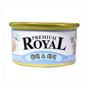 [세트]프리미엄 로얄캔(참치/치어)85gX24개/고양이캔