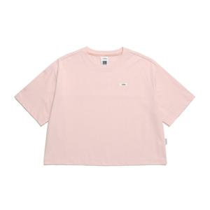 내셔널지오그래픽 N242WTS910 여성 로고 크롭 반팔티 PINK