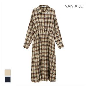 [반에이크][반에이크] 체크패턴 셔츠 원피스_VB3ZOPUG02A (P0037