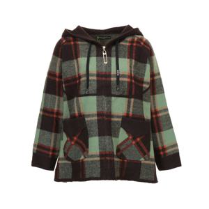[몬테밀라노]체크배색후드집업점퍼QL512J1646A