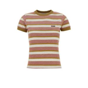 프라다 반팔 티셔츠 39662SOOO19AT F05AD Stripped