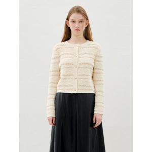 [올리브데올리브] OK6SD174 단작 배색 나비사 가디건