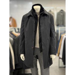 BASSO 세이브존01 바쏘 다크 네이비 램스퍼 베스트구스 패딩코트(2컬러) BSZ4UA57A