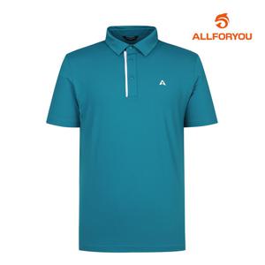 [올포유] 남성 배색 포인트 카라 반팔 티셔츠 AMTYM3271-904